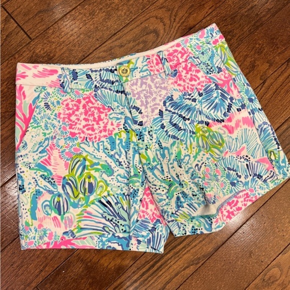 Lilly Pulitzer Callahan knit sink or swim short size 2 inseam 5 - Picture 1 of 5